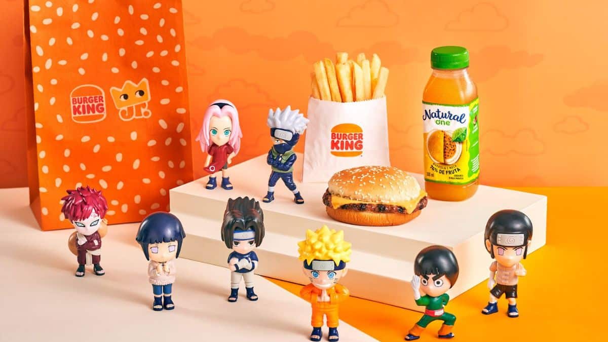 Burger King lança nova coleção de brinquedos de Naruto