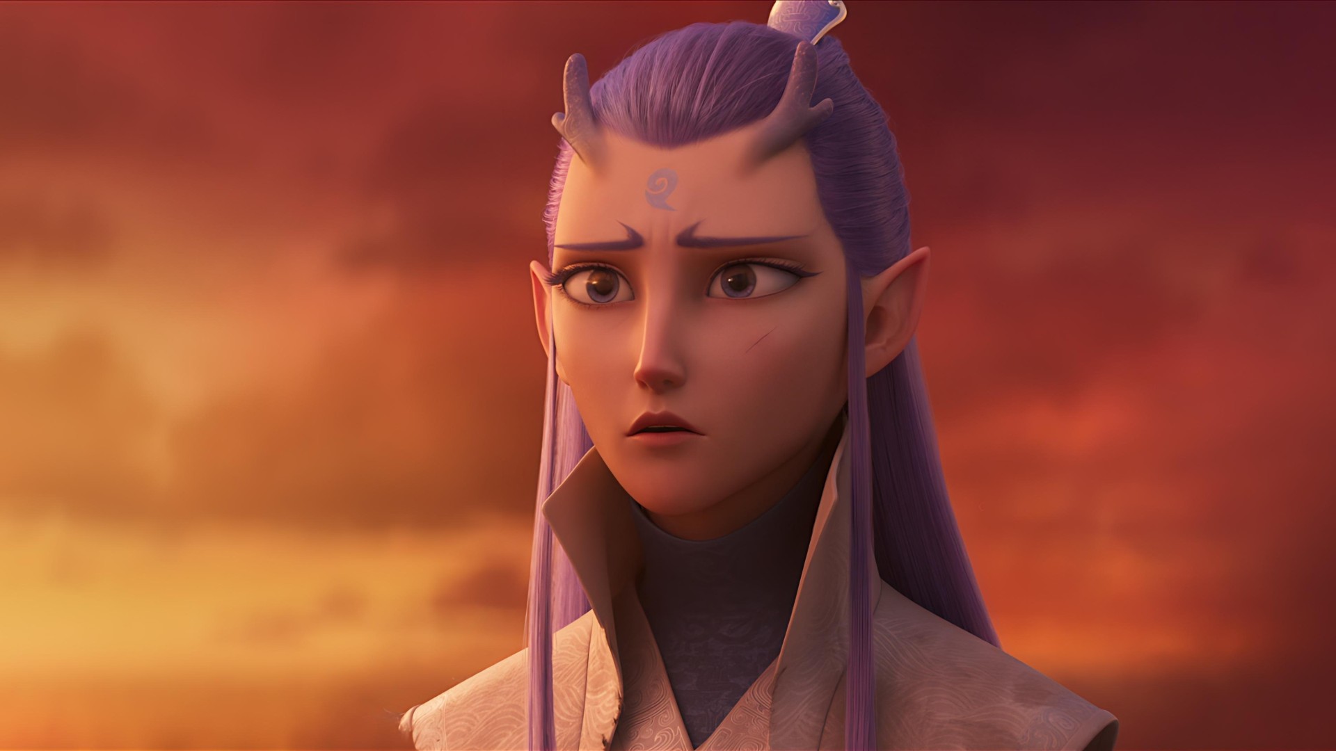 Ao Bing em Ne Zha 2: O Renascer da Alma (Reprodução / A2 Filmes)