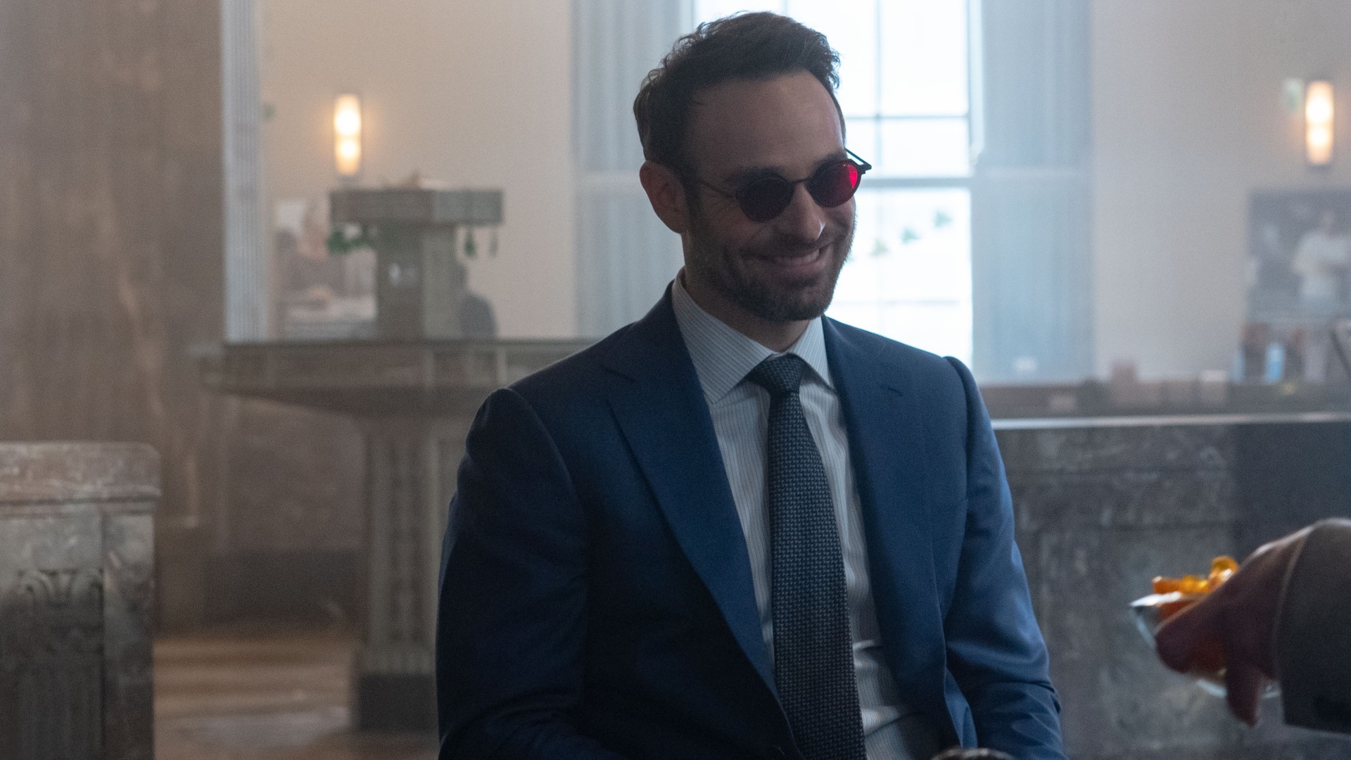 Charlie Cox como Matt Murdock em Demolidor: Renascido (Reprodução / Disney+)