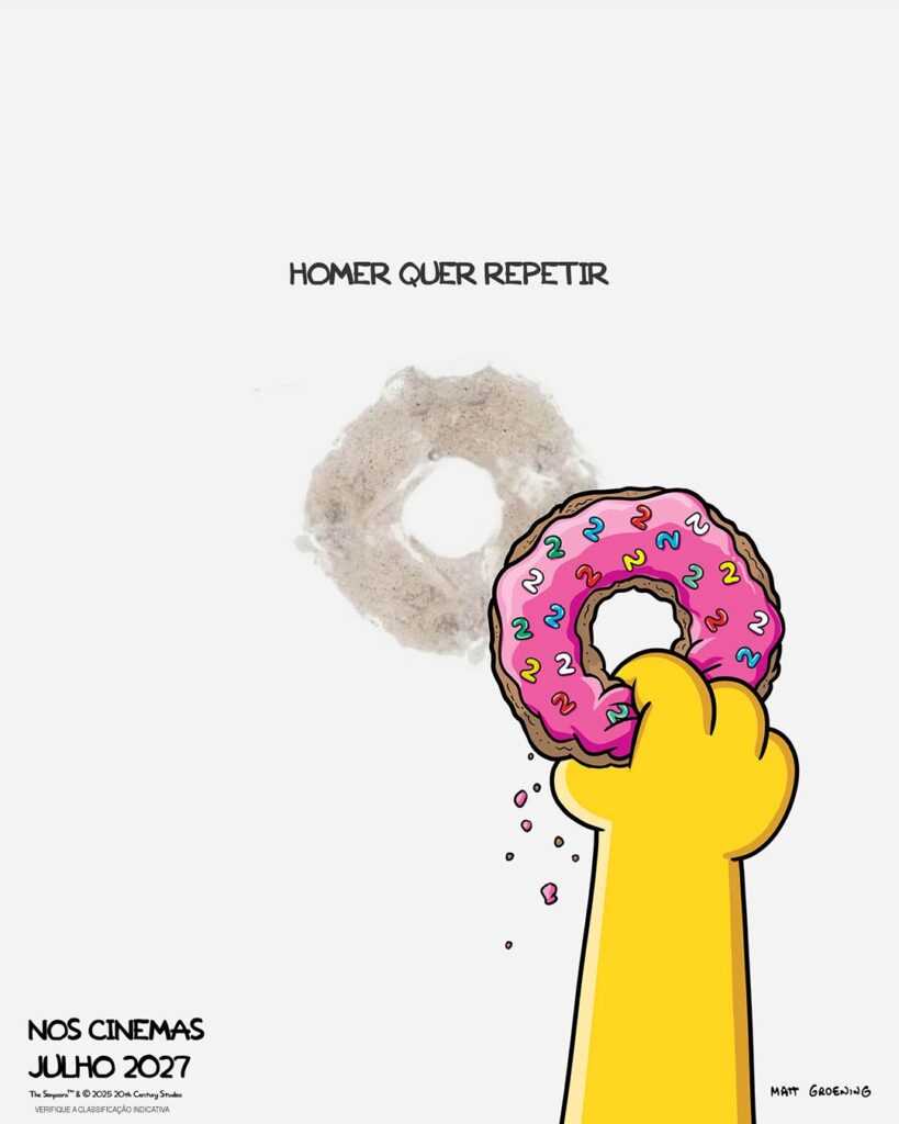 Pôster do 2º filme de Os Simpsons (Divulgação / 20th Century Studios)