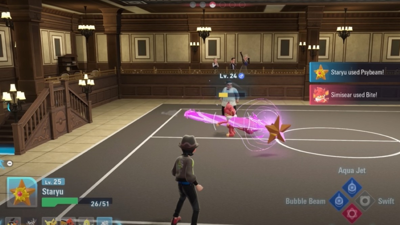 Batalha contra Rintaro em Pokémon Legends: Z-A (Reprodução / YouTube)