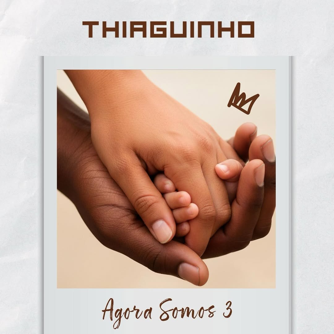 "Agora Somos 3”:Thiaguinho celebra paternidade em novo single