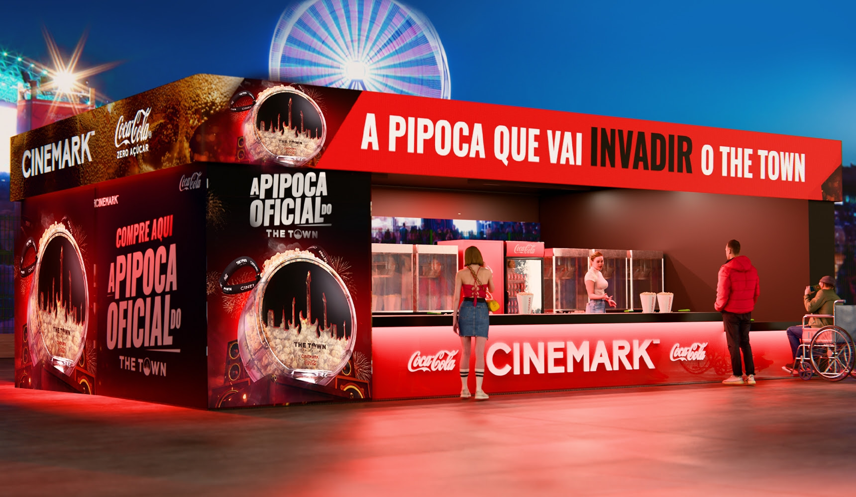 Cinemark no The Town 2025: confira o balde colecionável do evento