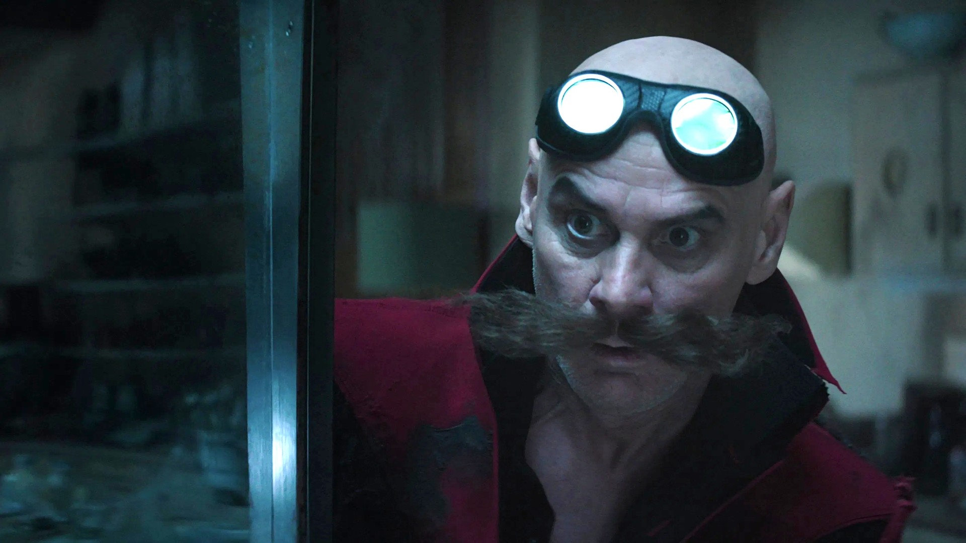 Jim Carrey como Dr. Robotnik em Sonic 3: O Filme (Reprodução / Paramount)