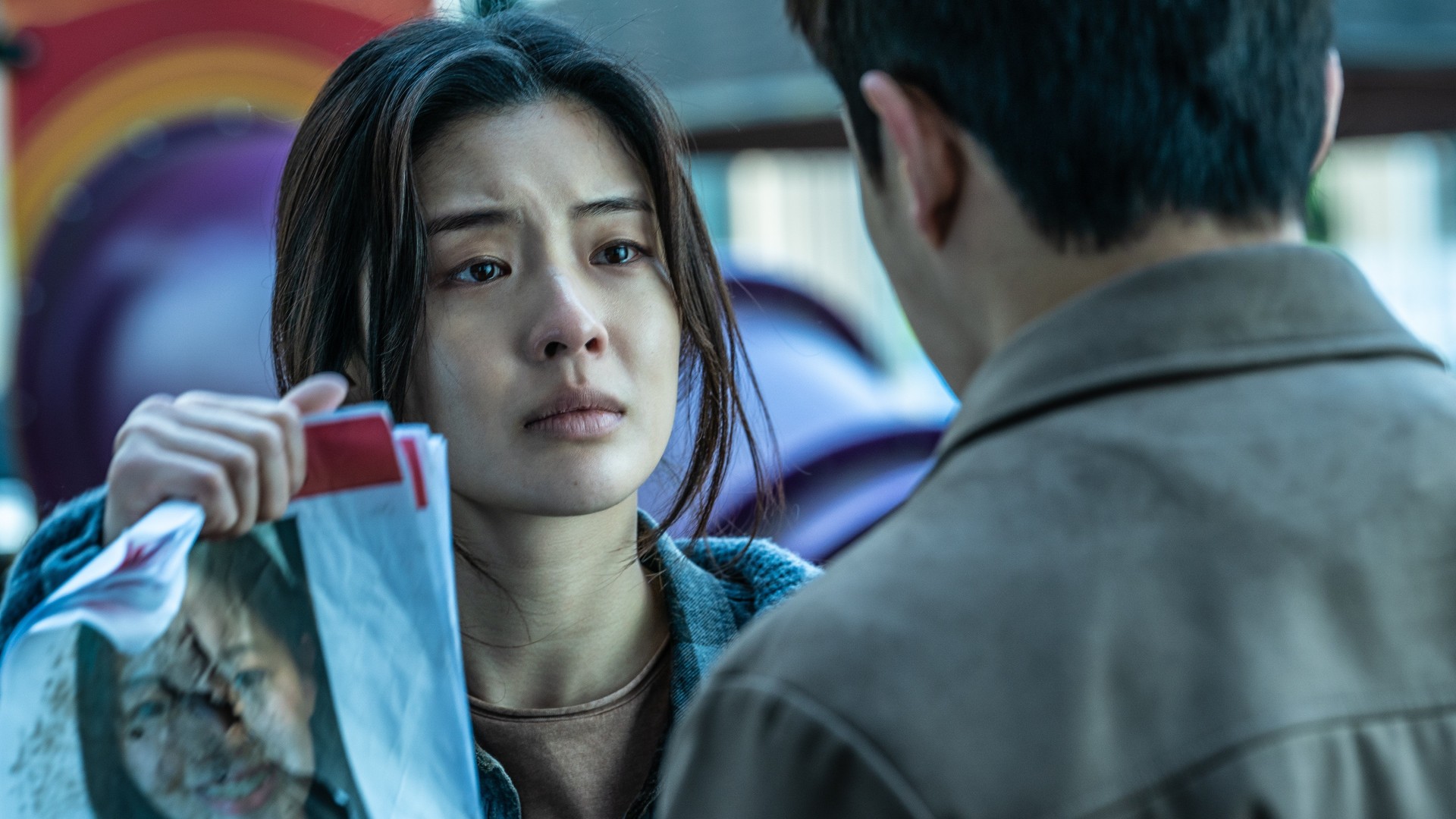 Lee Sun-bin como Joo-young em Ruídos (Reprodução / A2 Filmes)