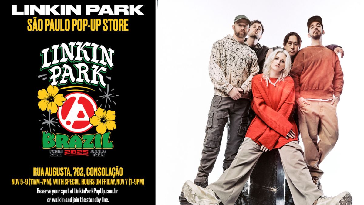 Linkin Park anuncia Pop-Up Store exclusiva em São Paulo durante turnê FROM ZERO