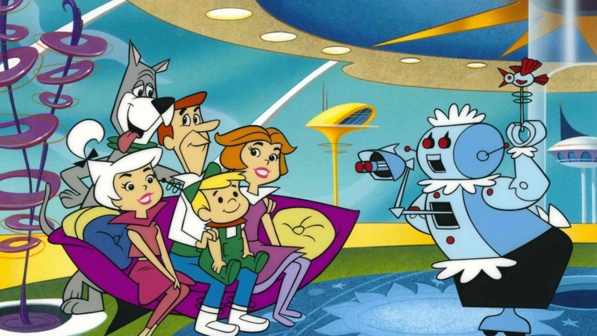 George e sua família em Os Jetsons (Reprodução / Hanna-Barbera)