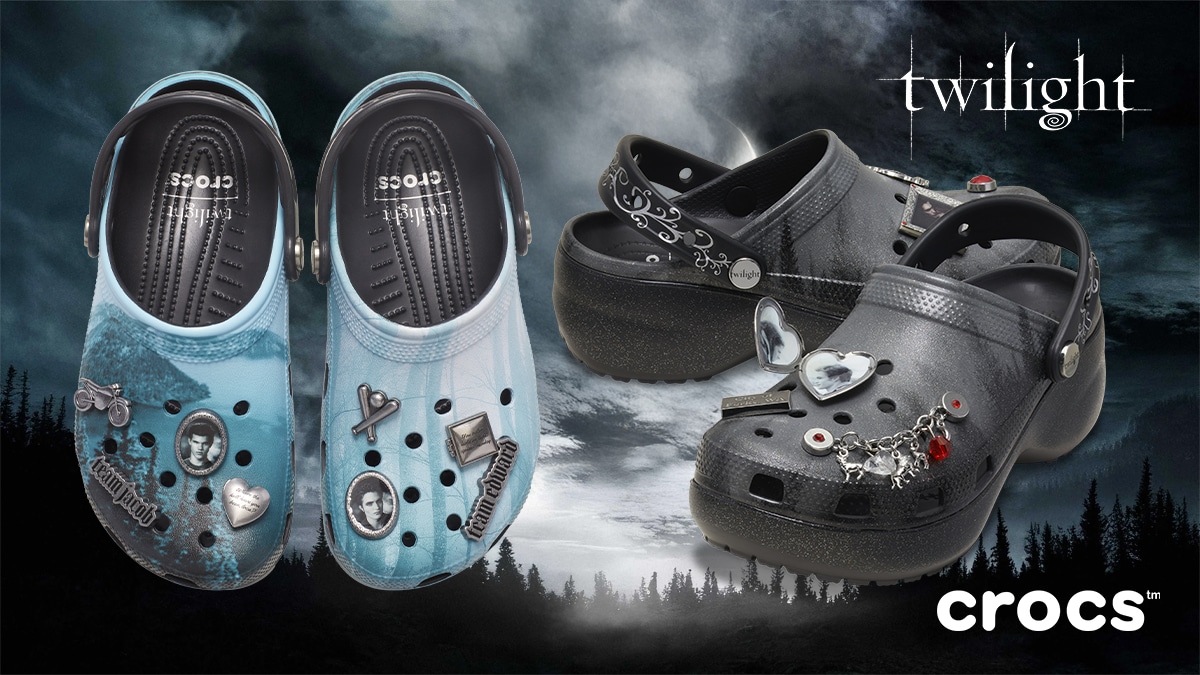 Crepúsculo ganha coleção de Crocs inspirada em Edward e Jacob