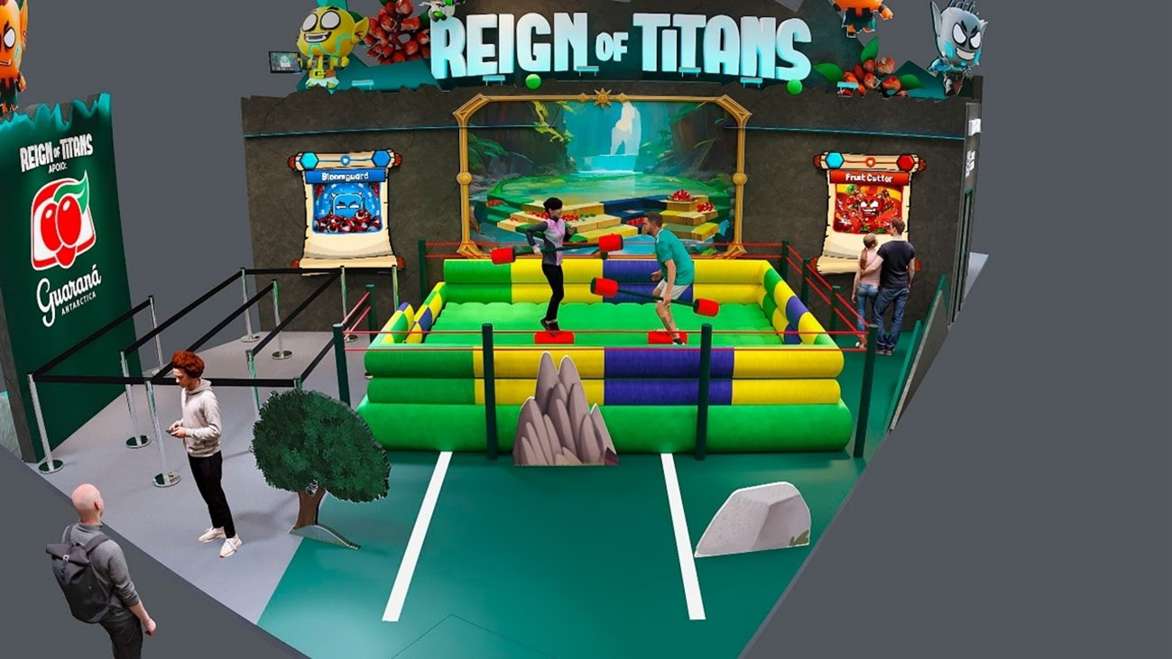 Reign of Titans estreia na BGS 2025 em parceria com Guaraná Antarctica