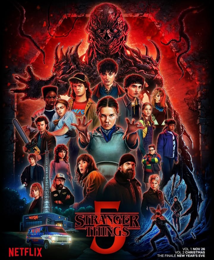 Elenco se reúne em imagens da última temporada de “Stranger Things”