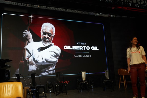 Gilberto Gil é anunciado no Rock in Rio 2026 — Foto: Stephanie Rodrigues/g1