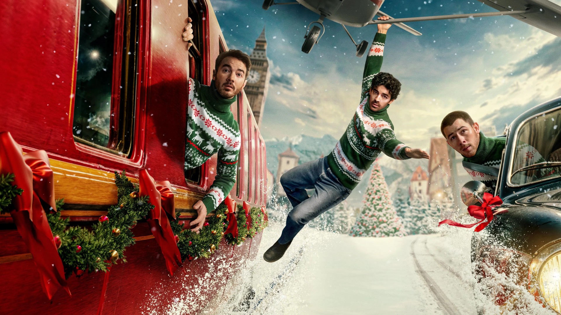 Um Natal Bem Jonas Brothers (Divulgação/Disney+)