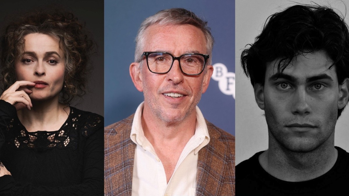 Helena Bonham Carter, Steve Coogan e Caleb Jonte Edwards (Reprodução/X)