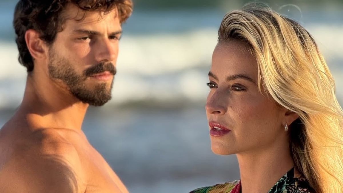 Maya (Bárbara França) e Pedro (Lucca Picon) em De Volta à Bahia (Reprodução / Swen Filmes)