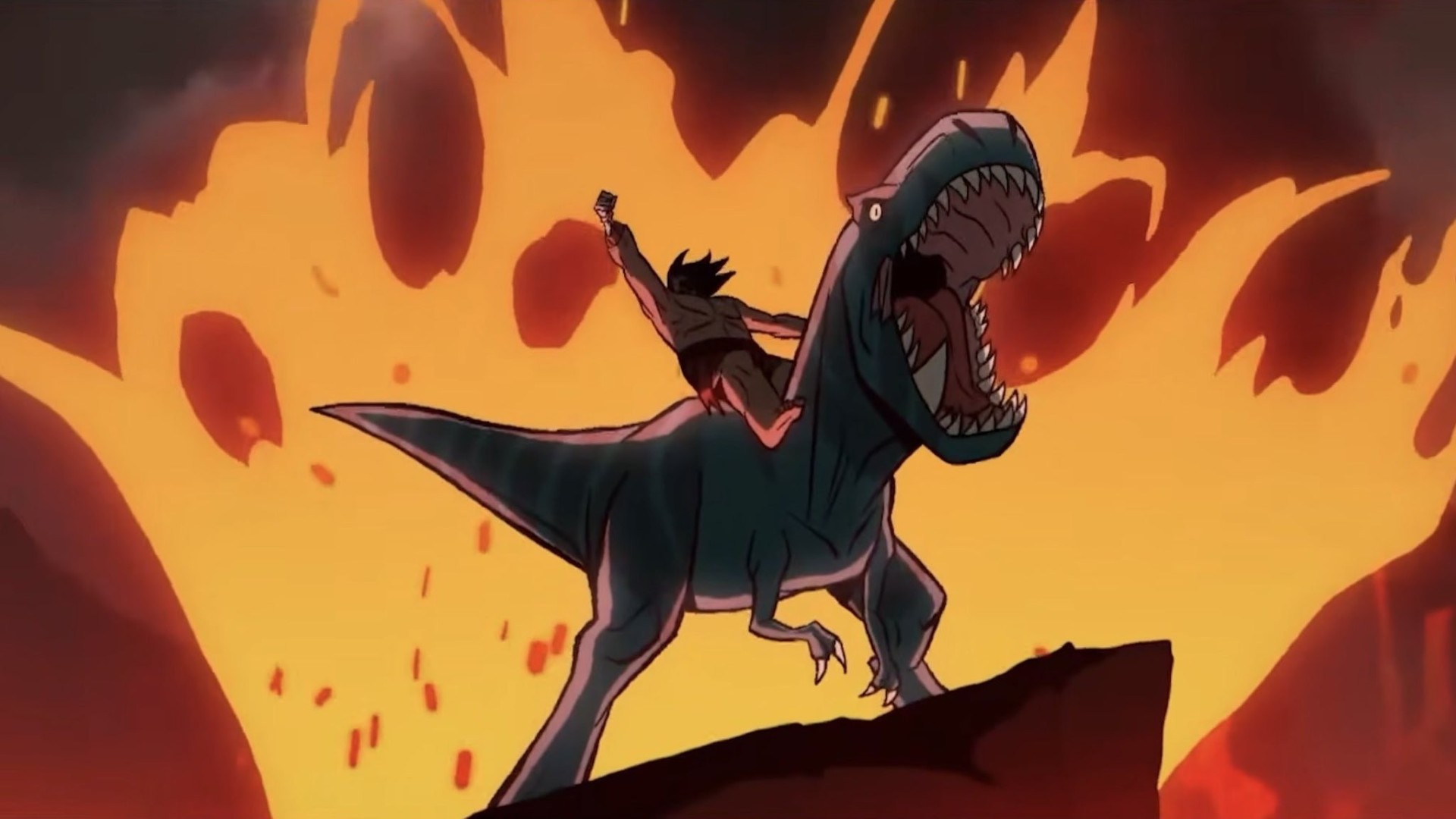 Spear e Fang em Primal (Reprodução/Adult Swim)