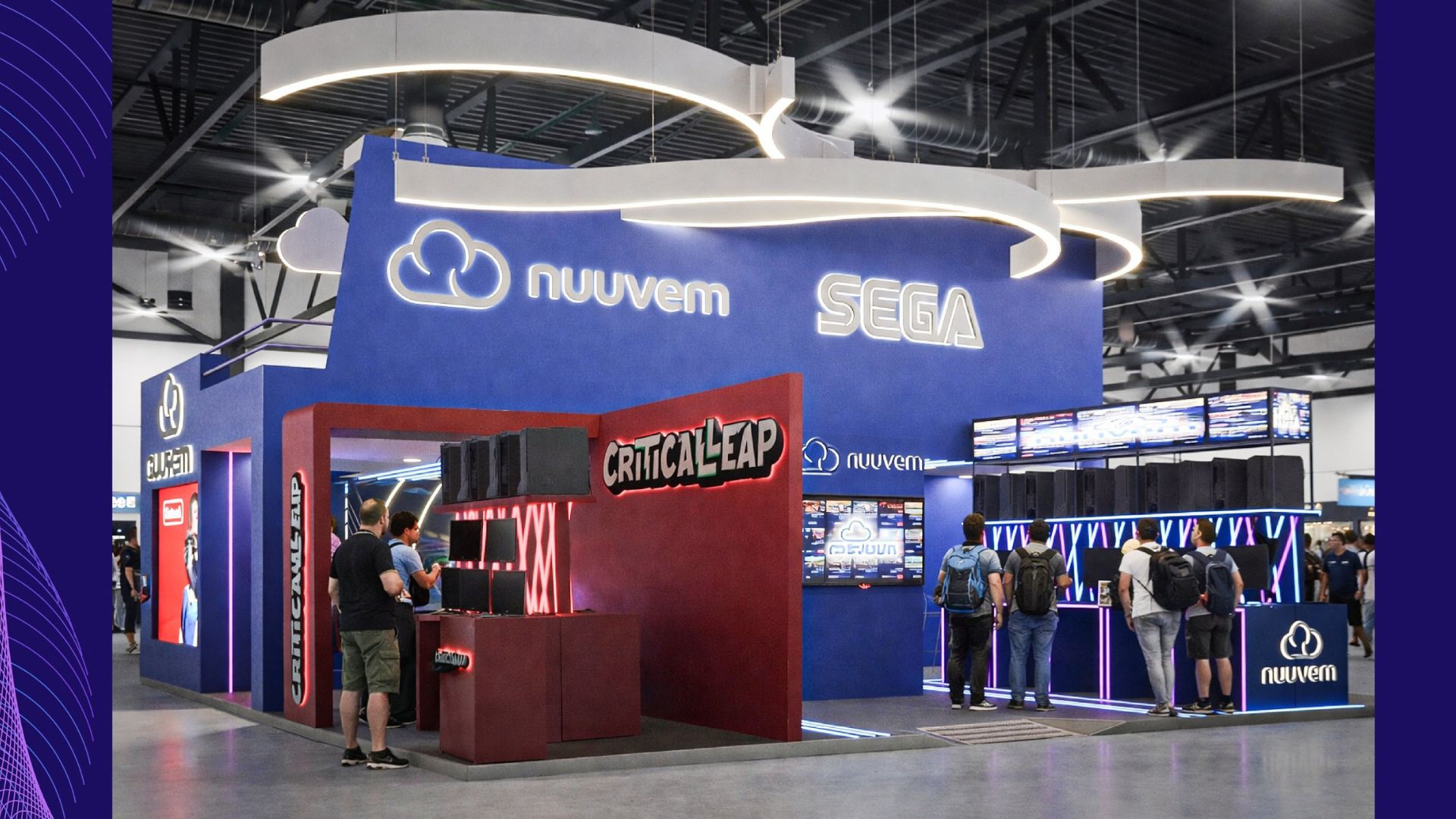 Nuuvem e SEGA levam estande gigante à gamescom latam; saiba detalhes