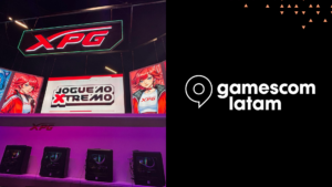 XPG se destaca na gamescom latam 2026 com estande imersivo
