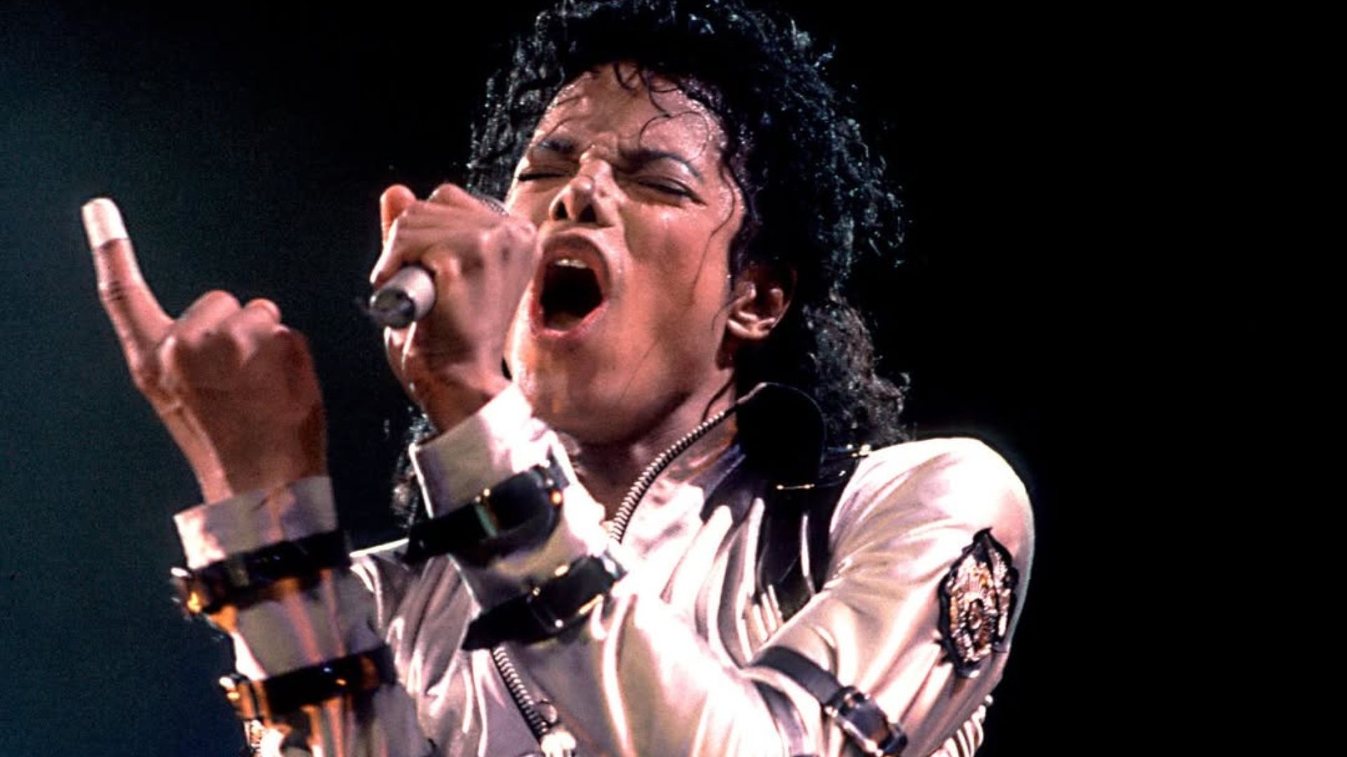 Michael Jackson durante a Bad World Tour