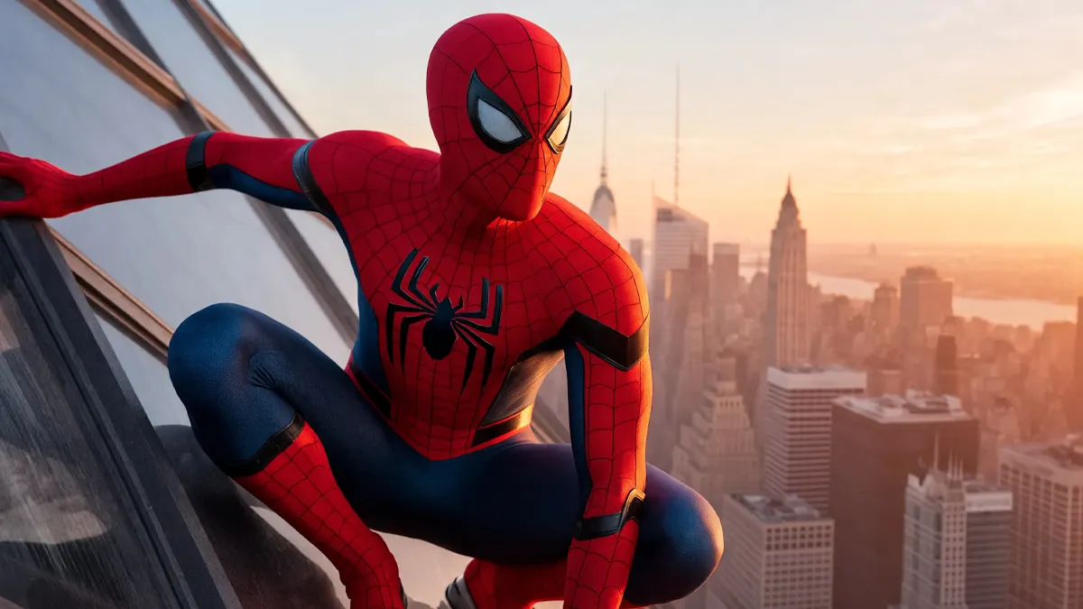 Tom Holland como Peter Parker em Homem-Aranha: Um Novo Dia