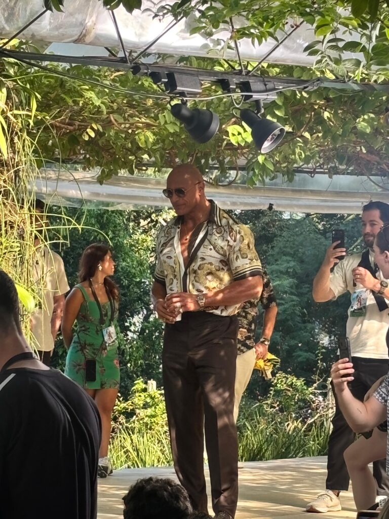 The Rock em coletiva de imprensa de Moana