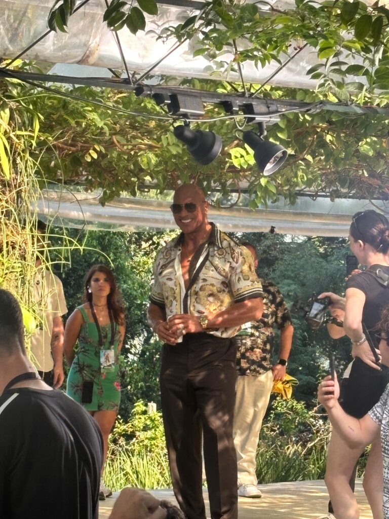 The Rock em coletiva de imprensa de Moana
