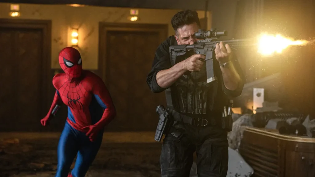 Homem-Aranha e Justiceiro -Reprodução/Sony Pictures Brasil 